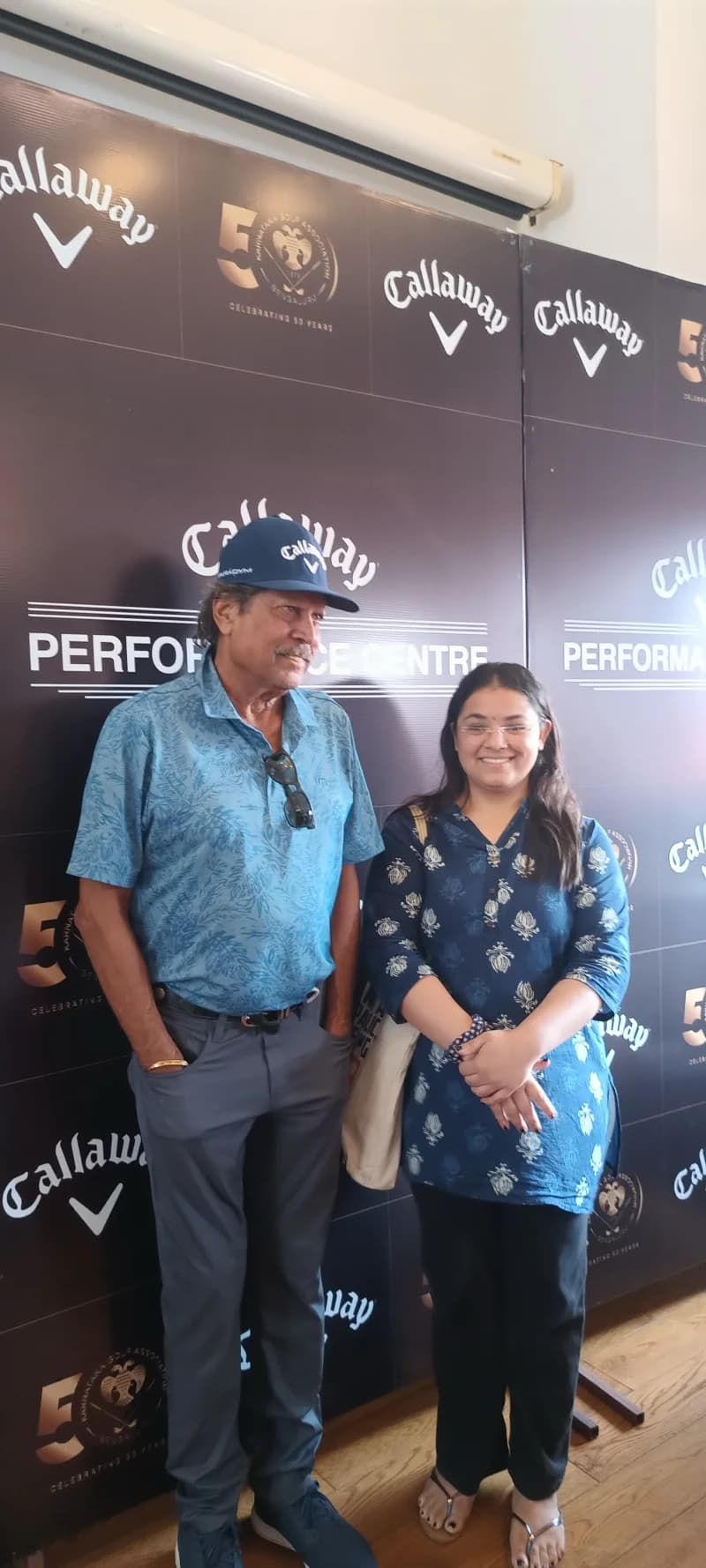 Meeting with Cricket Legend Kapil Dev